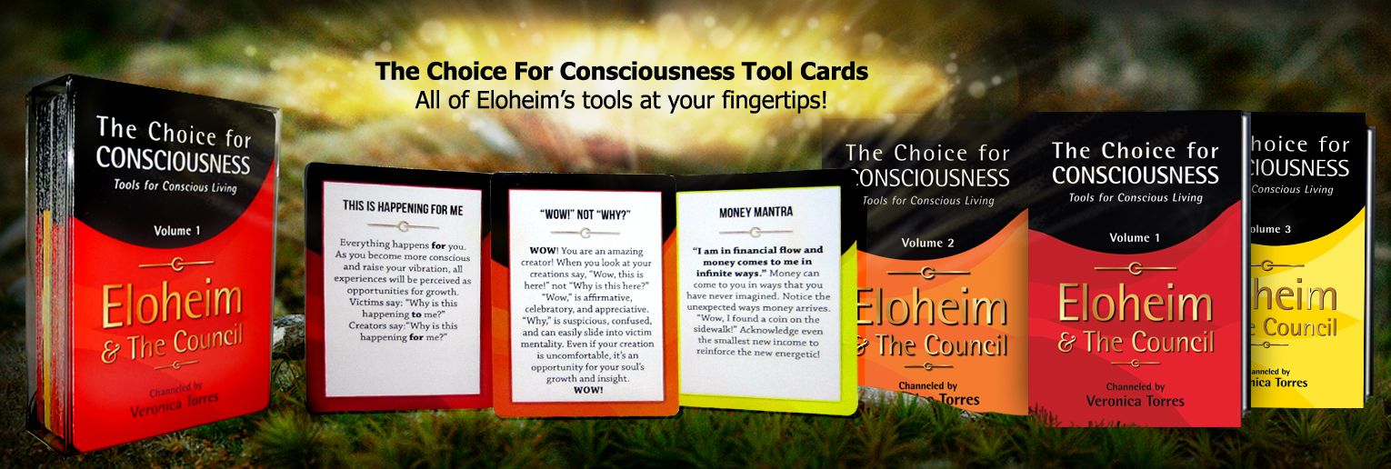 The Choice for Consciousness Tool Cards - All of Eloheim's tools at your fingertips